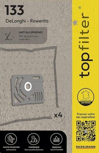 Fackelmann Vrećice za usisivač Rowenta Dymbo, 4 Komada