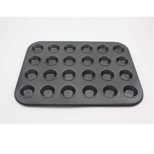 Zenker Kalup za mafine, 24/1, Crni