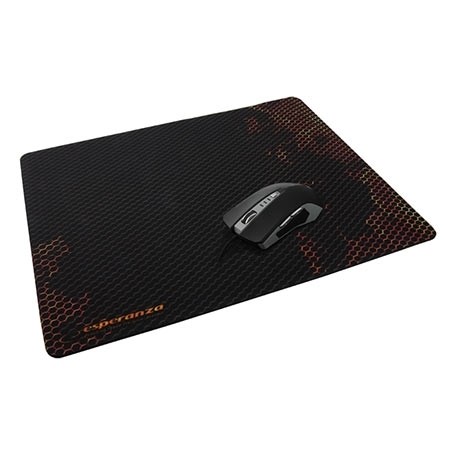 Esperanza Gaming Podloga za miš Flame, Non-Slip 440X354X4Mm, Ea146R, Crna