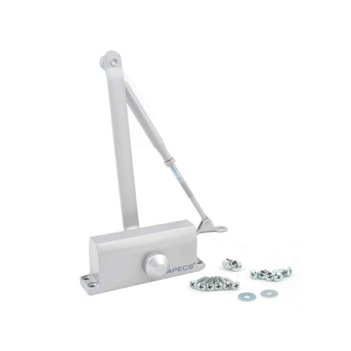 Apecs Hidraulični zatvarač za vrata  100 kg, Sivi