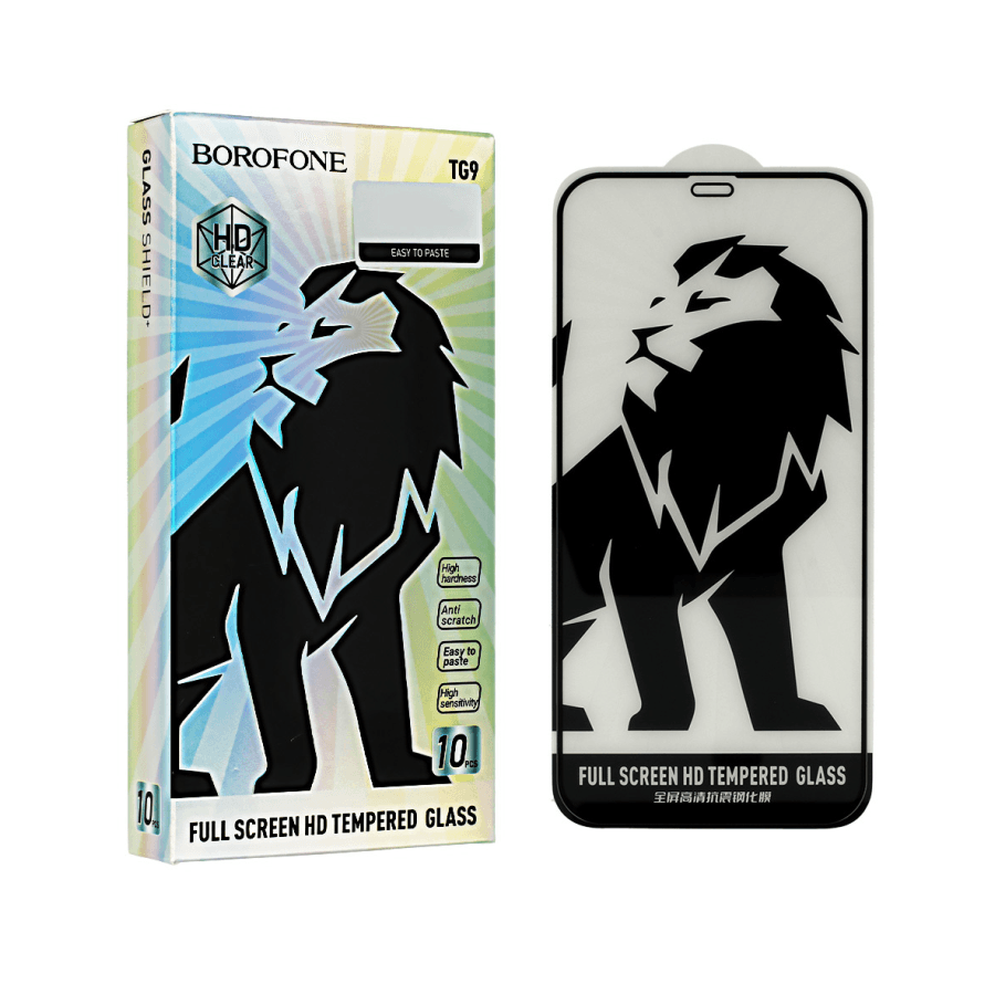 Borofone Kaljeno staklo Tg9 preko celog ekrana 2.5D za iPhone 12 Pro Max