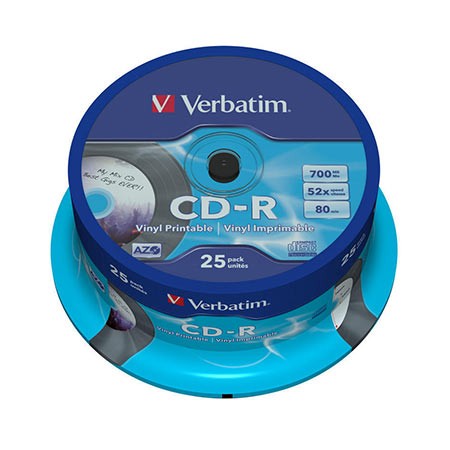 Verbatim CD-R 700 Mb 52X, Spindle 25 komada Extra Pro