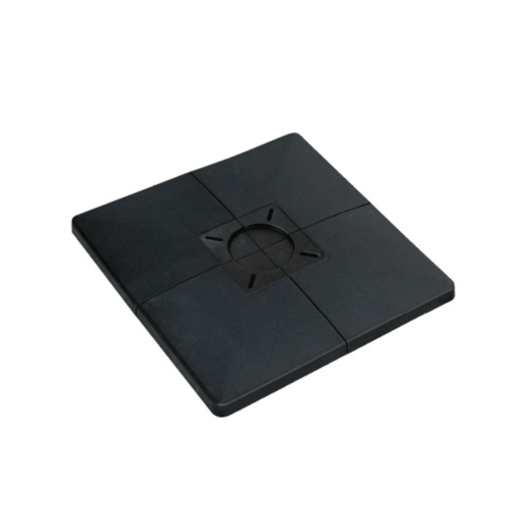 Papillon Baza za vrtni solarni tuš 50 x 50 cm, Crna