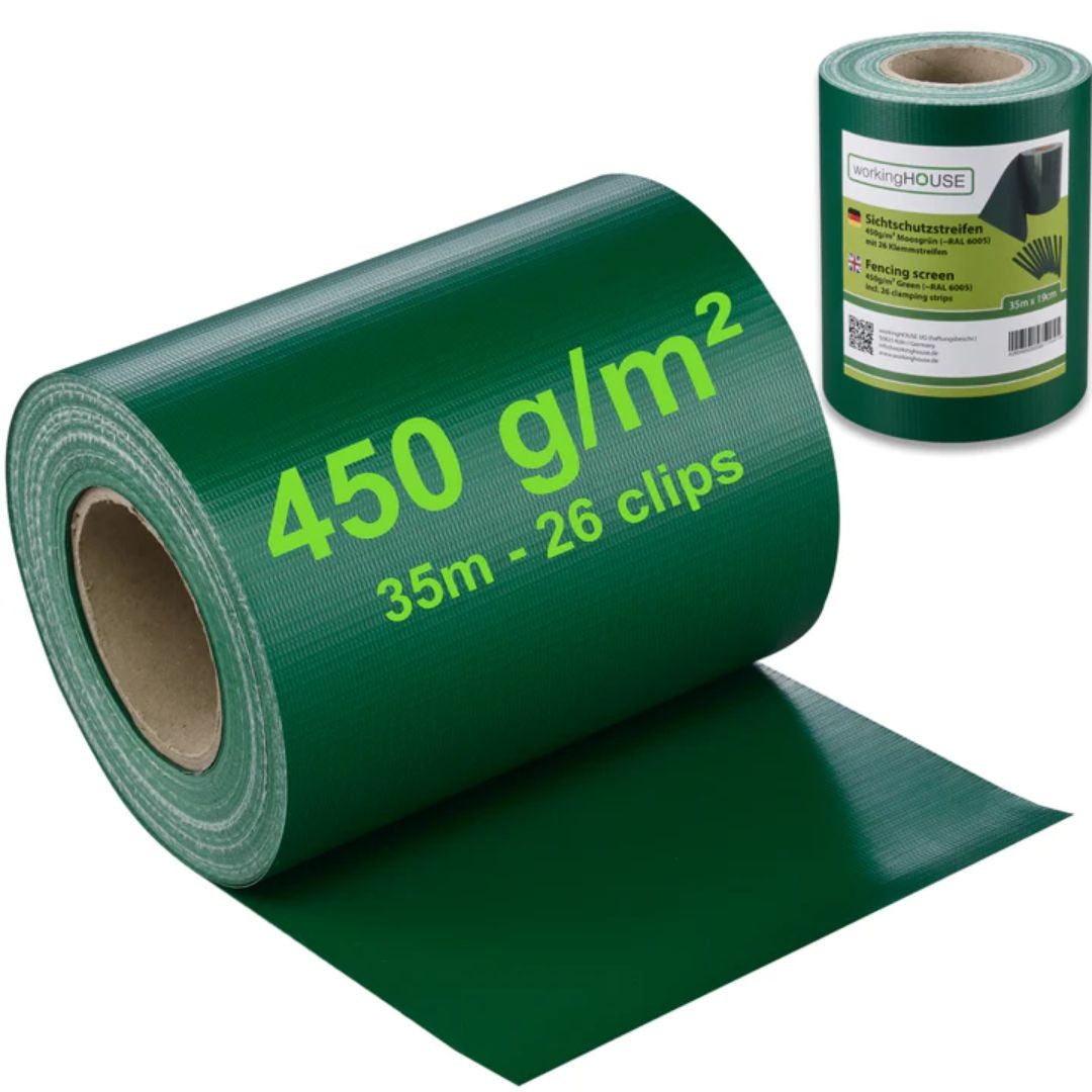 Kompakt Folija PVC za ograde, Zelena