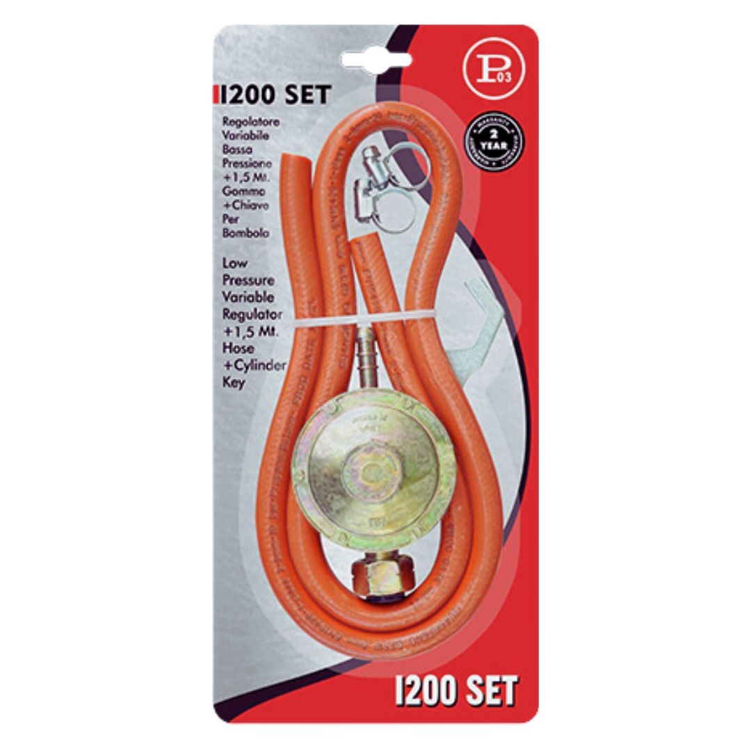 Kućni set za plin, 6-dijelni, Narandžasti