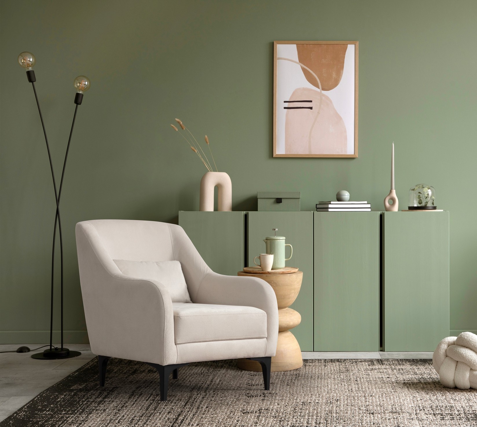 Atelier del Sofa Fotelja Astana 60x81x72cm Bež