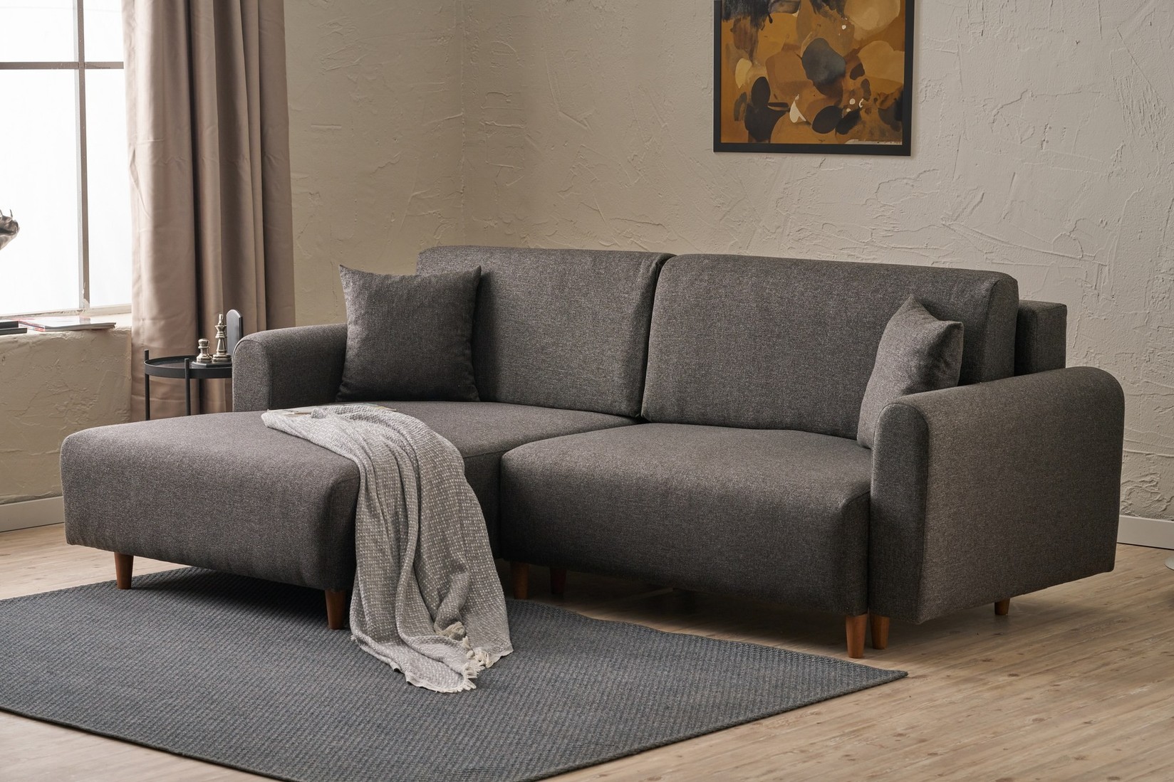 Atelier del Sofa Kutna garnitura Mane 246x85x160cm Antracit