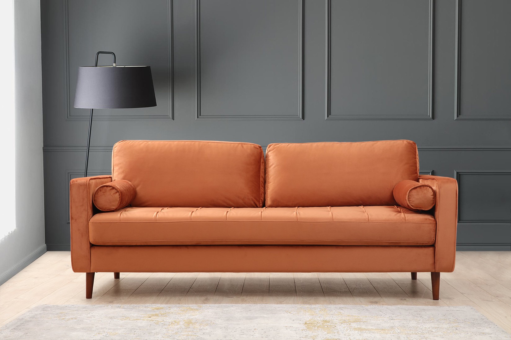 Atelier del Sofa Trosed Rim 90x70x215cm Orange