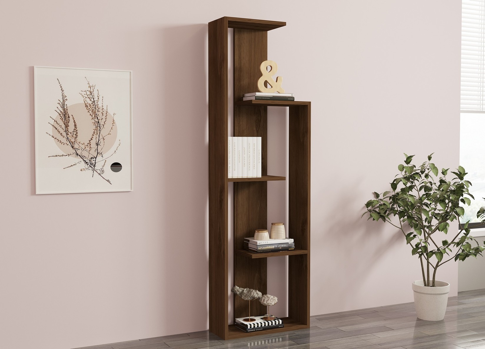 Hanah Home Polica 50x160x19.6cm Orah