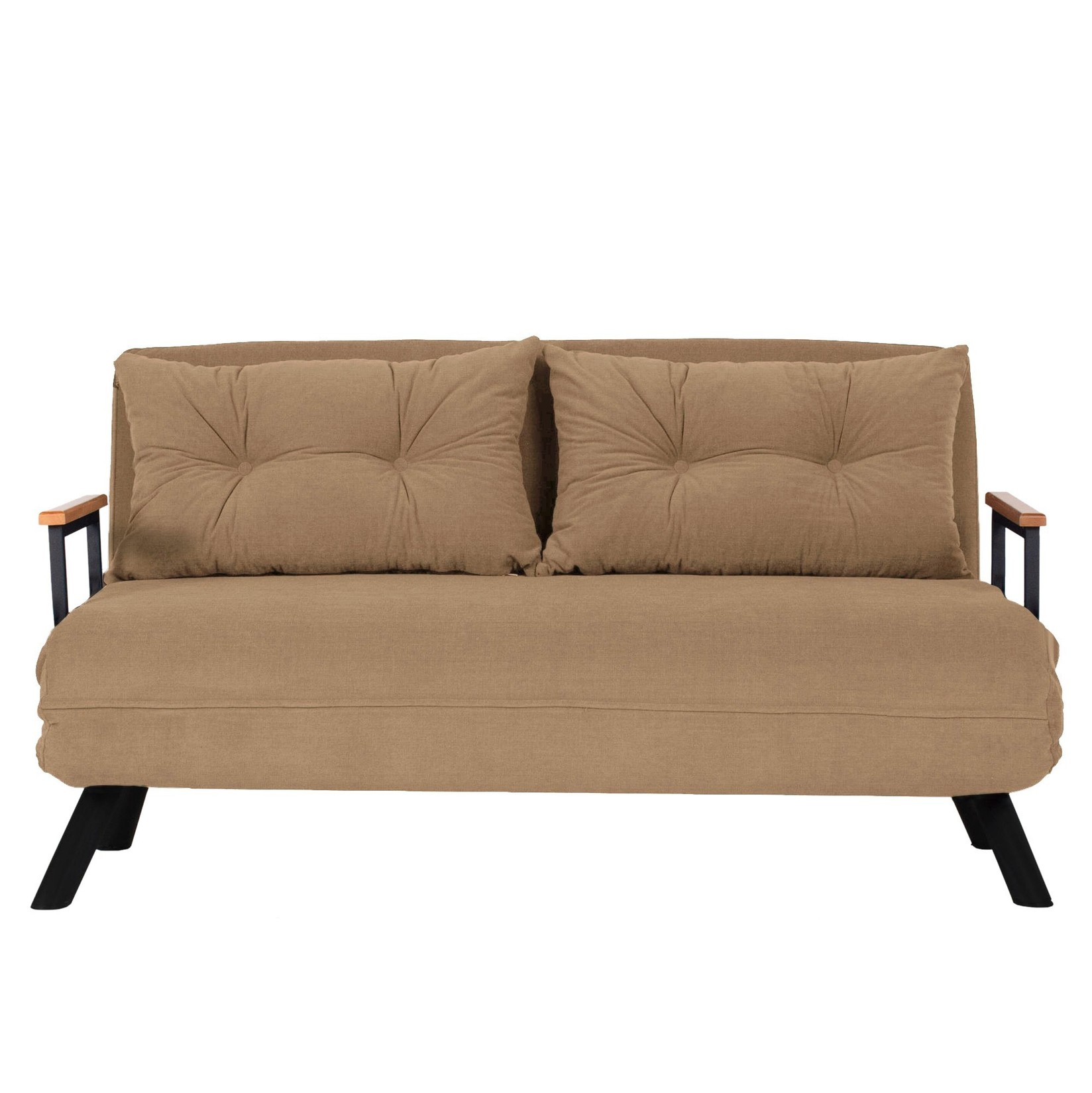 Atelier del Sofa Sando 2 razvlačna dvosjedna garnitura svijetlosmeđa