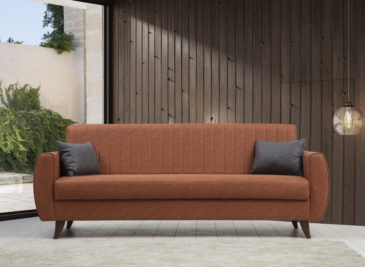 Atelier del Sofa Razvlačiva trosjed Alkon 214x86x77cm Bronza