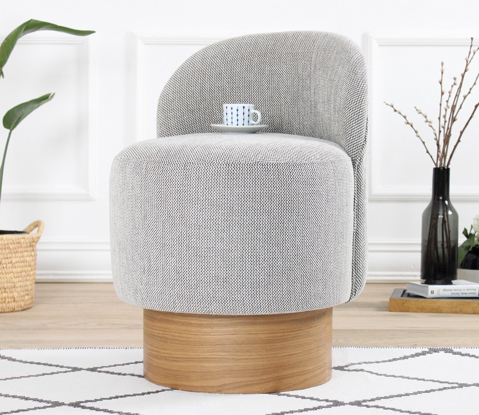 Atelier del Sofa Tabure 66cm Siva