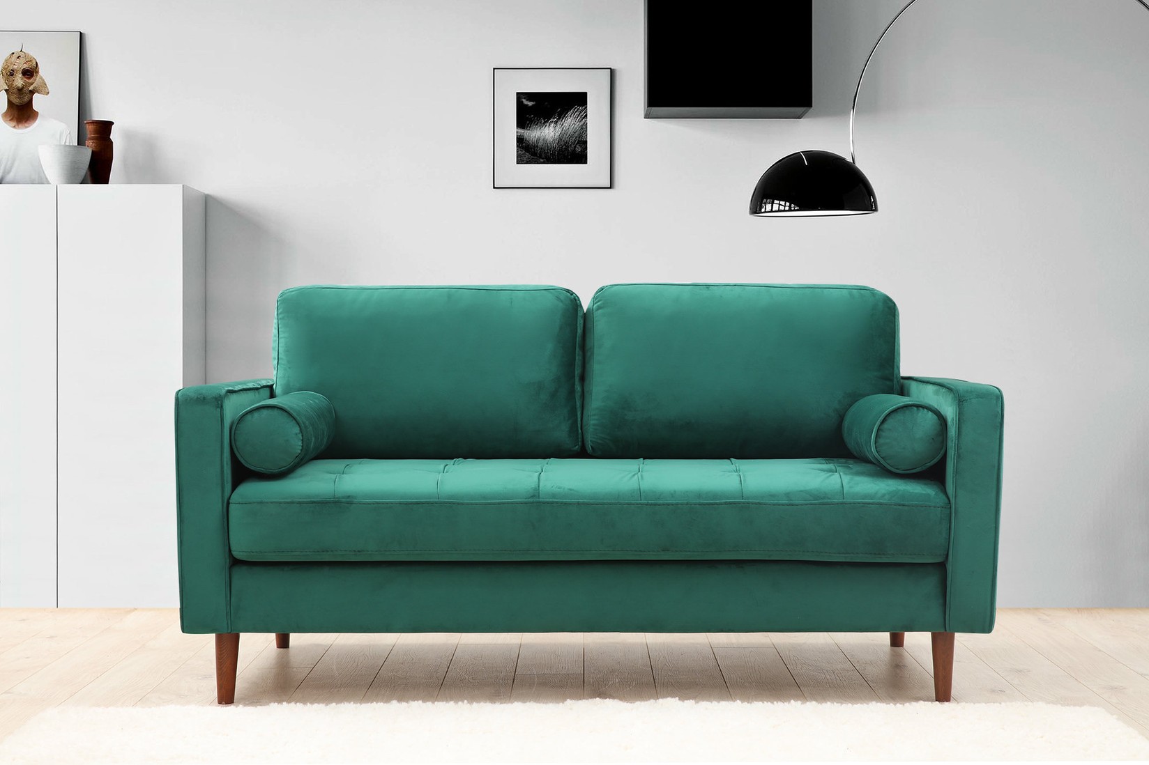 Atelier del Sofa Dvosjed Rim 90x70x175cm Zelena