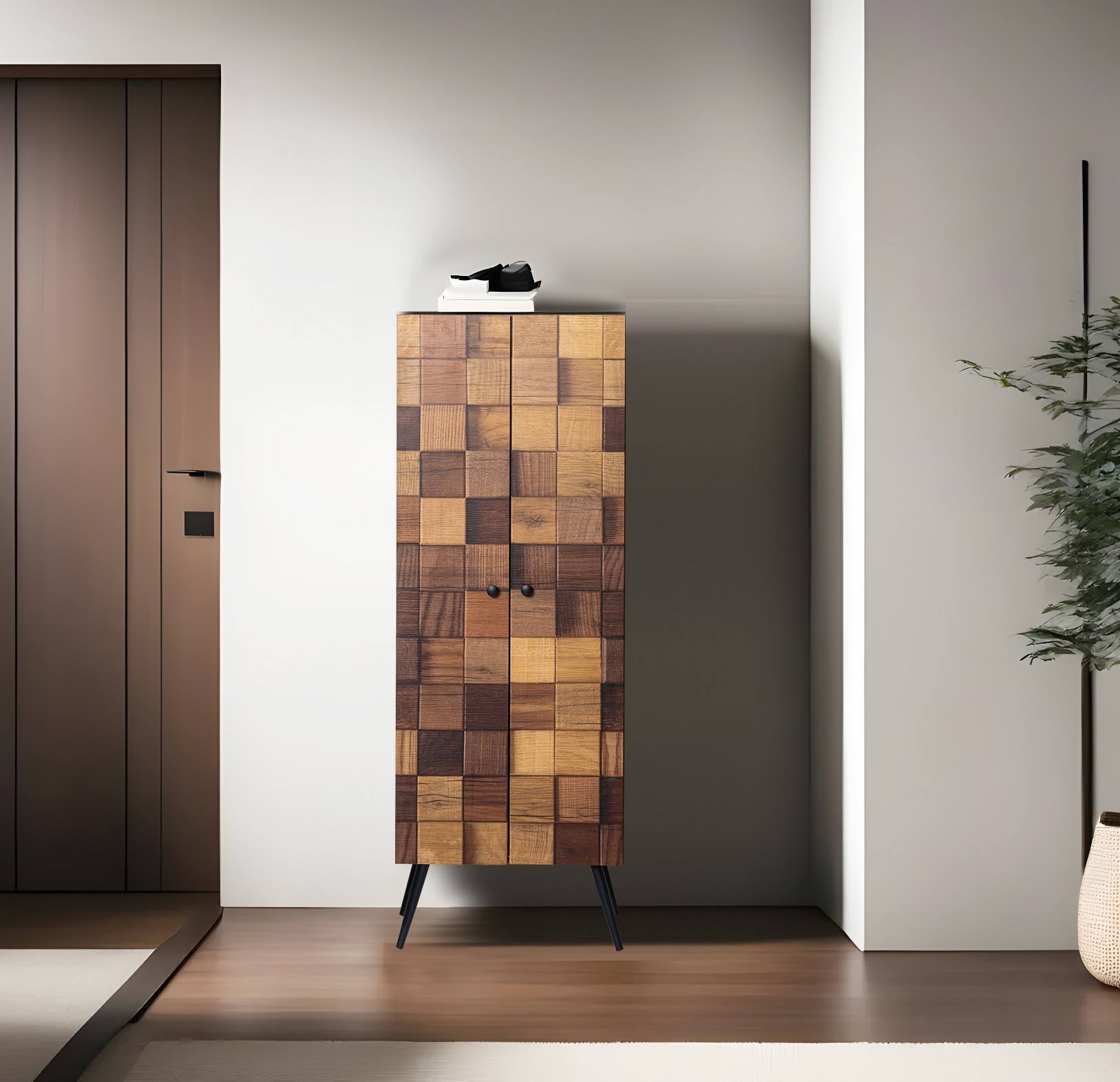 Hanah Home komoda smeđa