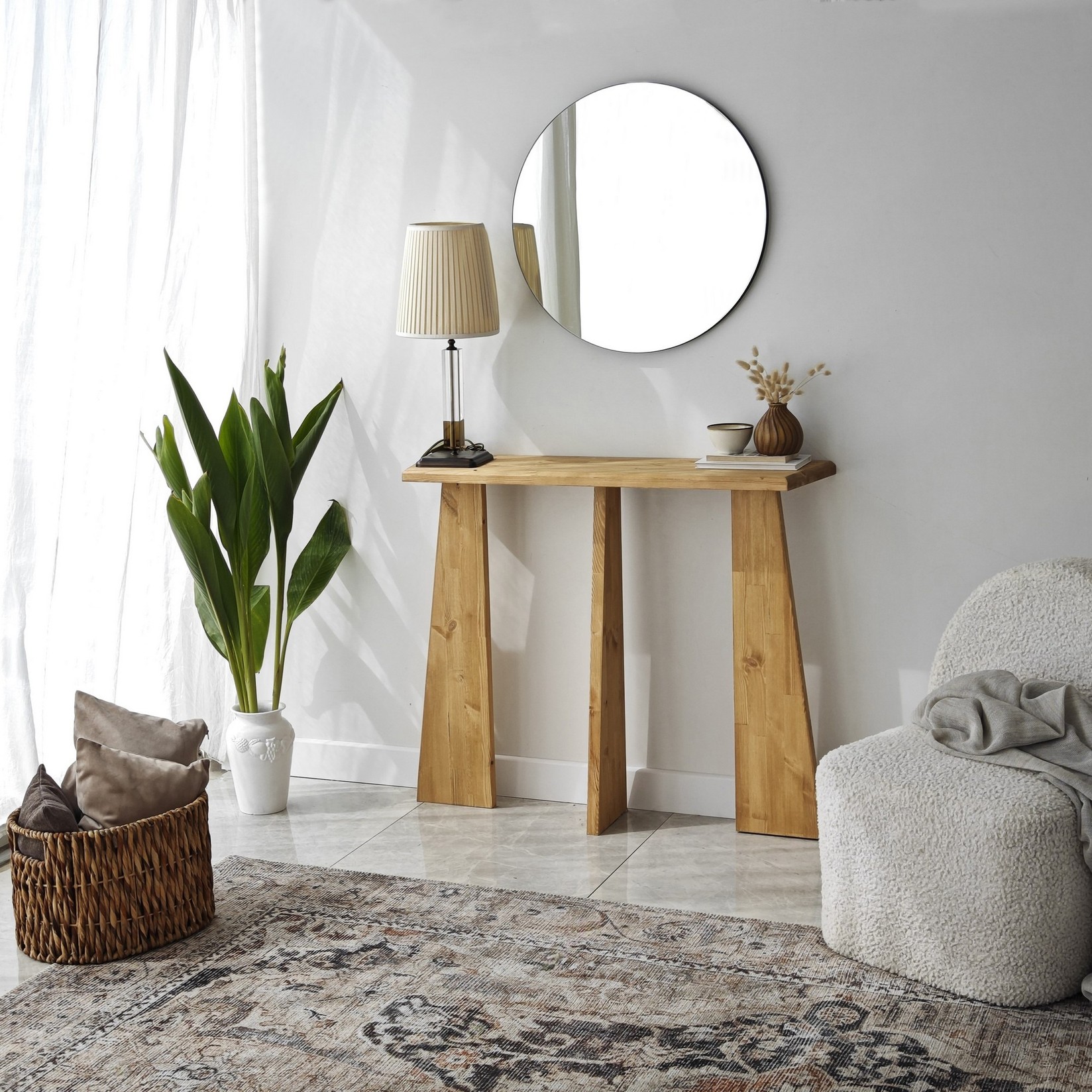 Hanah Home komoda Kleopatra 100x83x28cm hrast