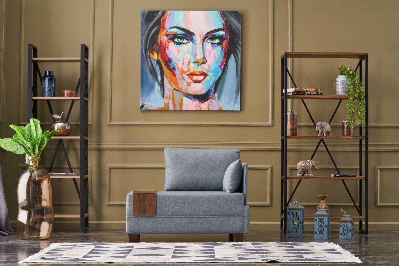 Atelier del Sofa Fotelja Fly 100x80x75cm Plava