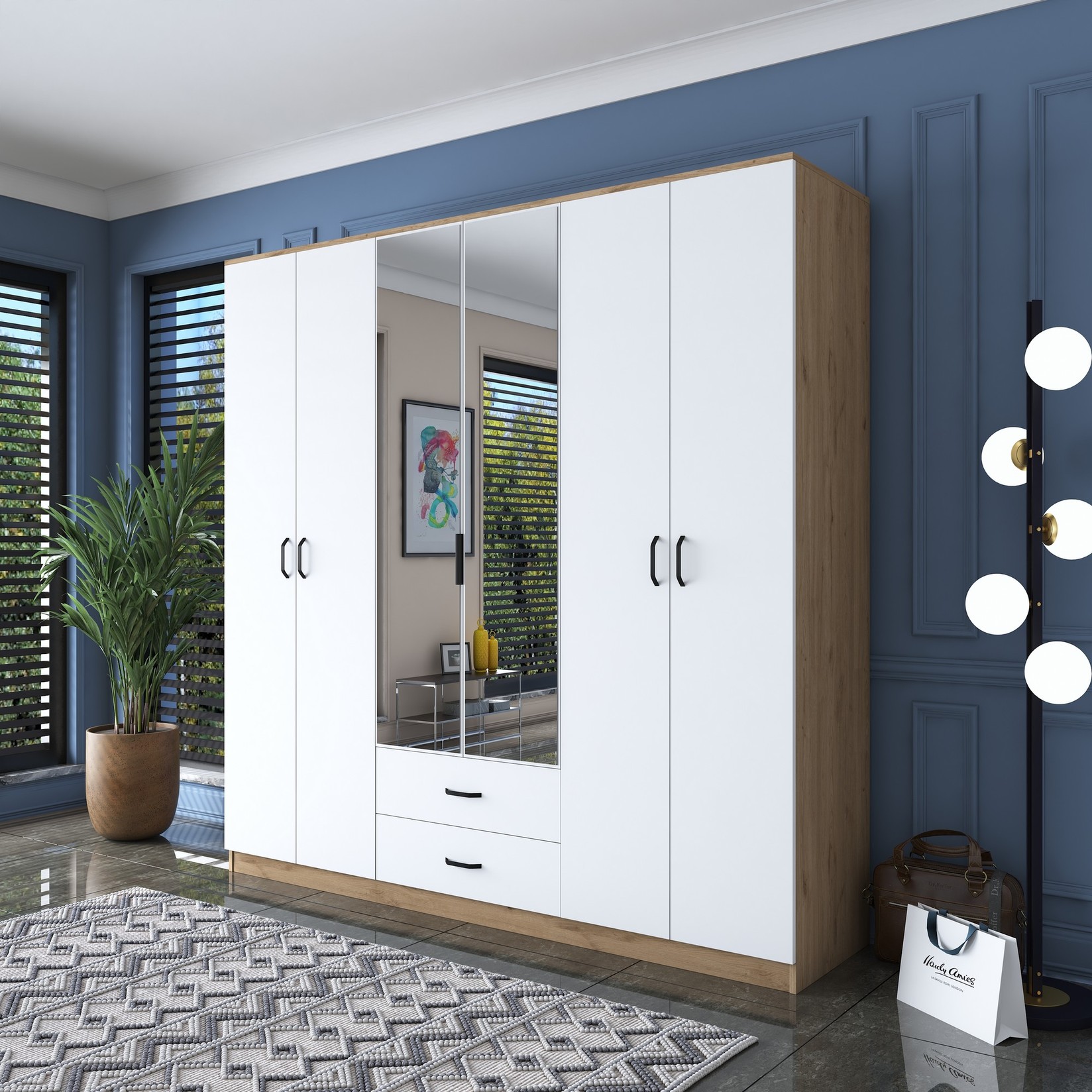 Hanah home Ormar 210x210x51.5cm Orah