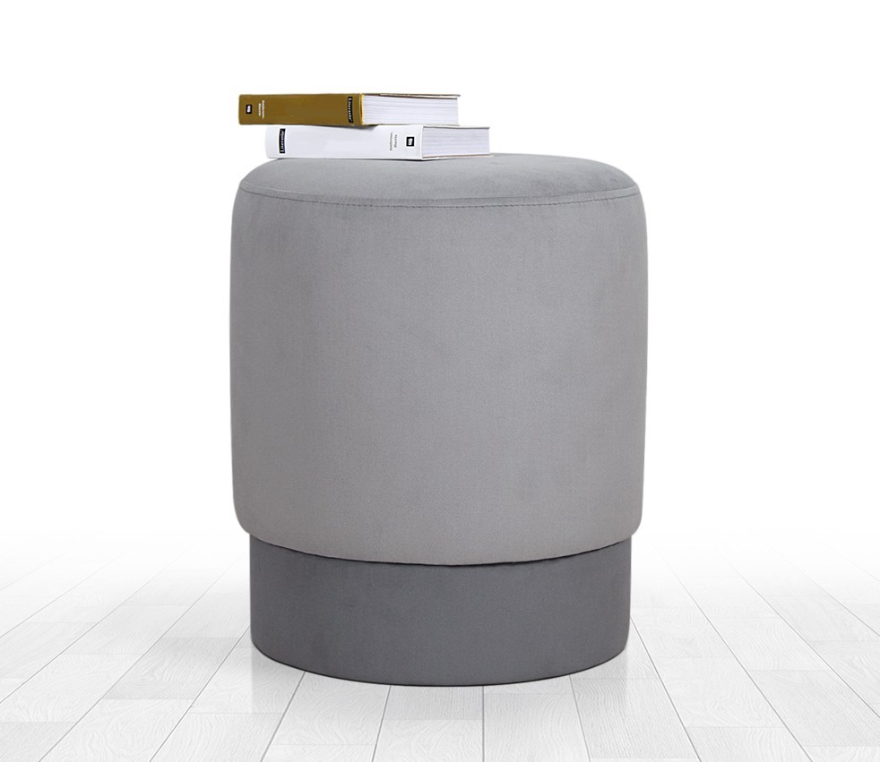 Atelier del Sofa Tabure 43x38cm, Siva