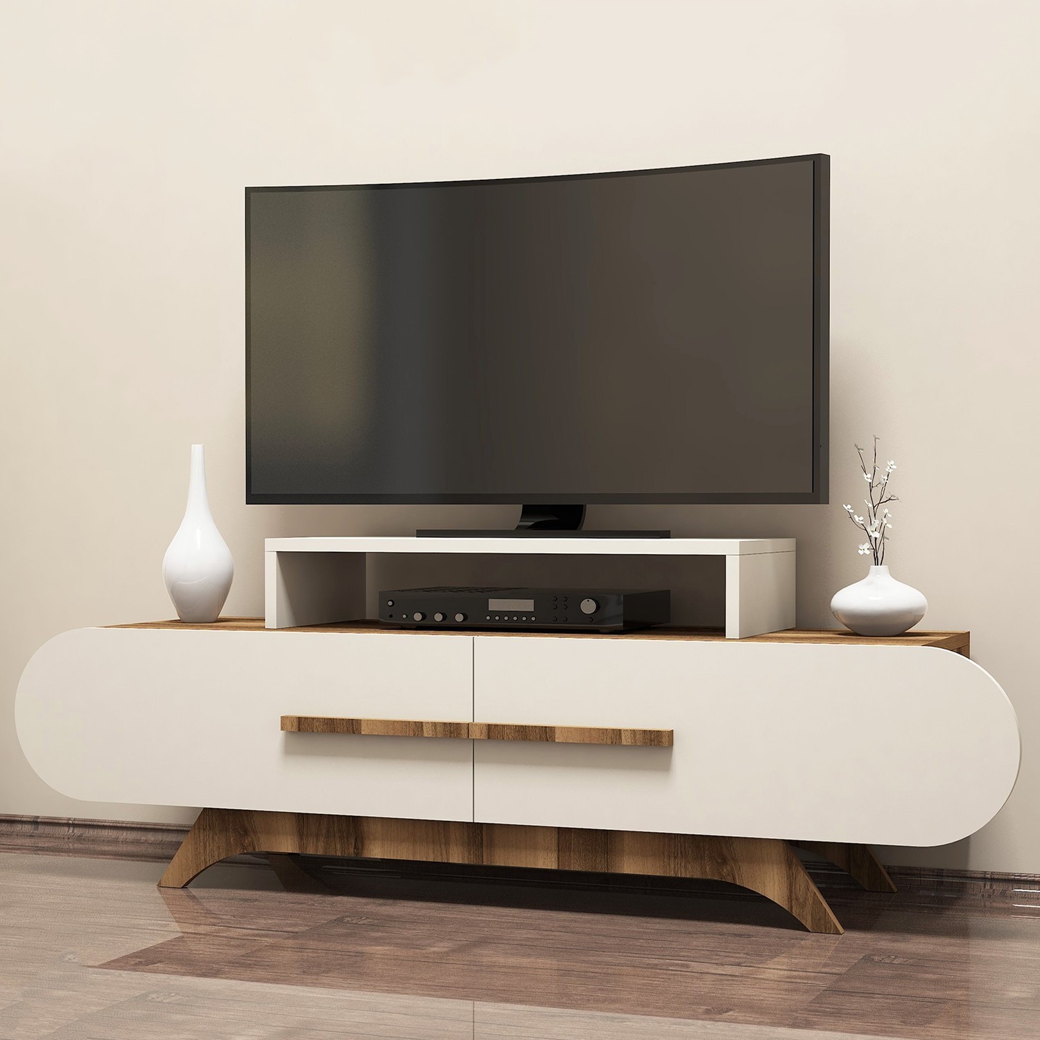 Hanah home TV komoda Ruža Orah