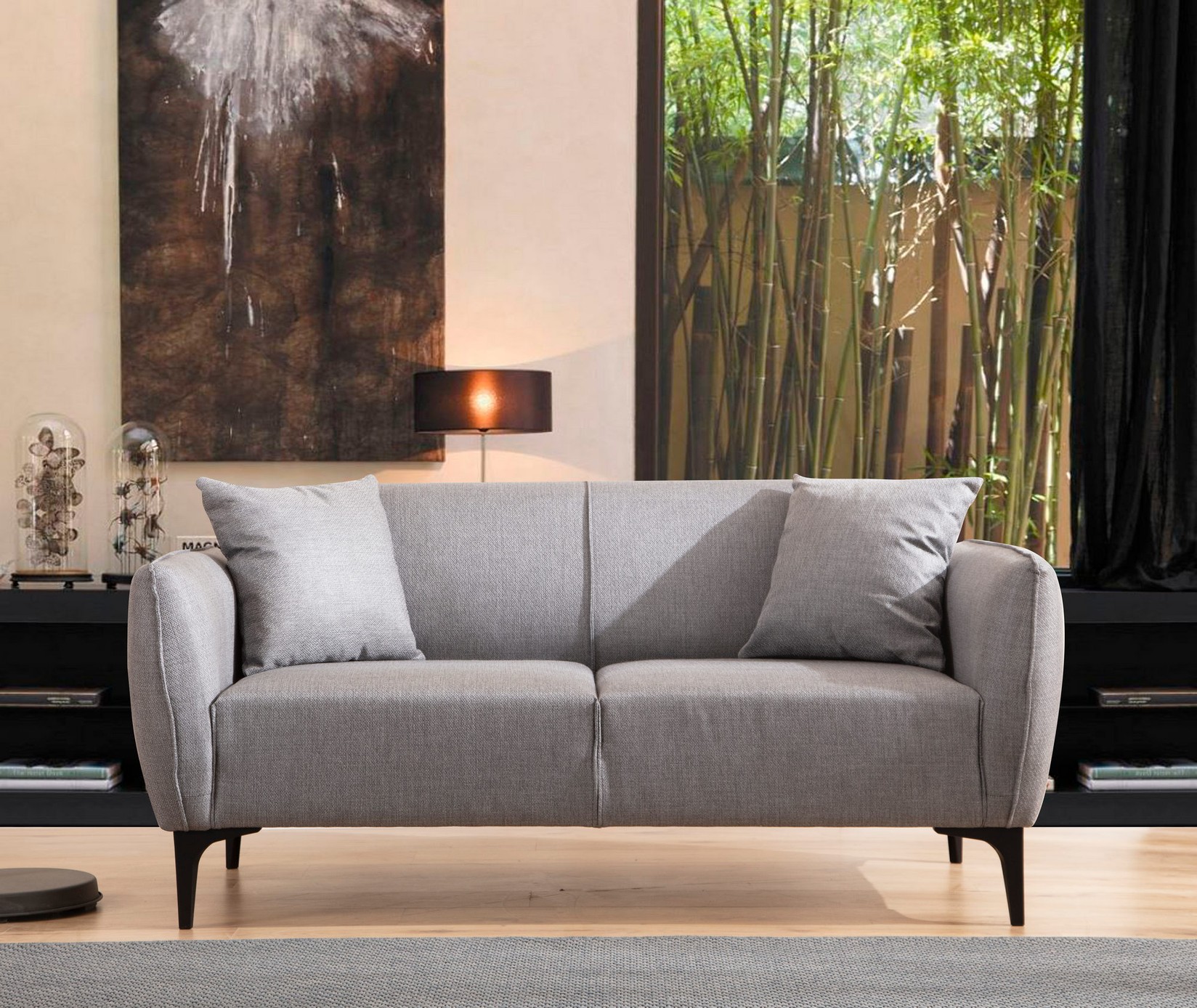 Atelier del Sofa Dvosjed Belissimo 180x67x95cm Siva