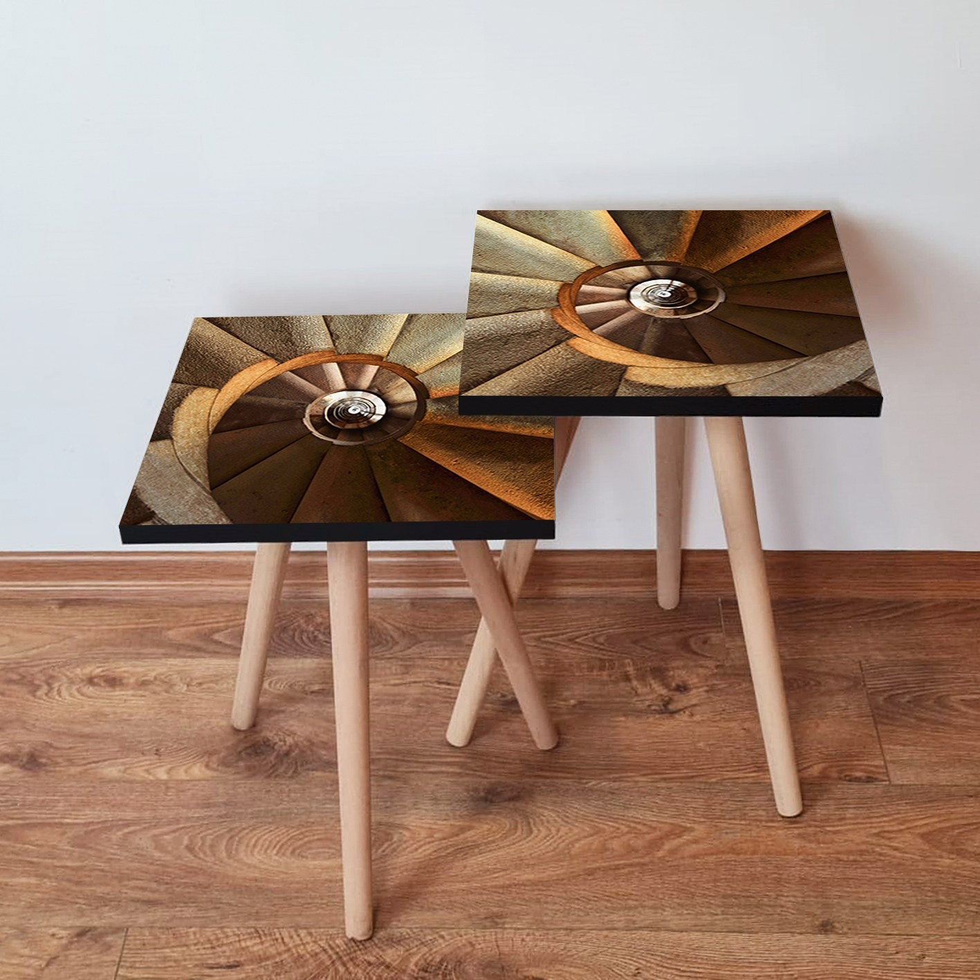 Hanah Home Set klub stolova, 2 dijela Šareni