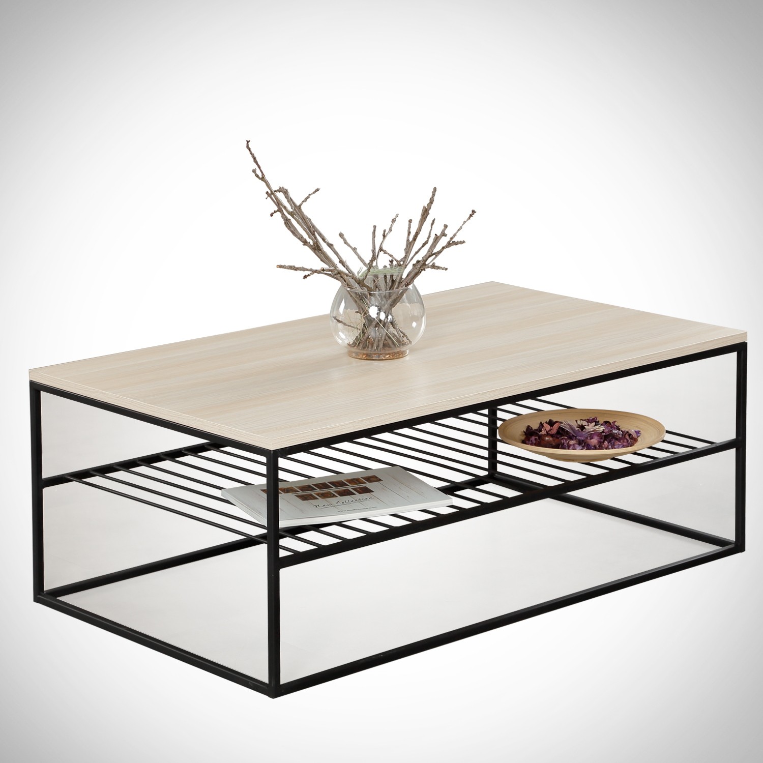 Hanah Home Klub sto Etna 95x43x55cm Hrast