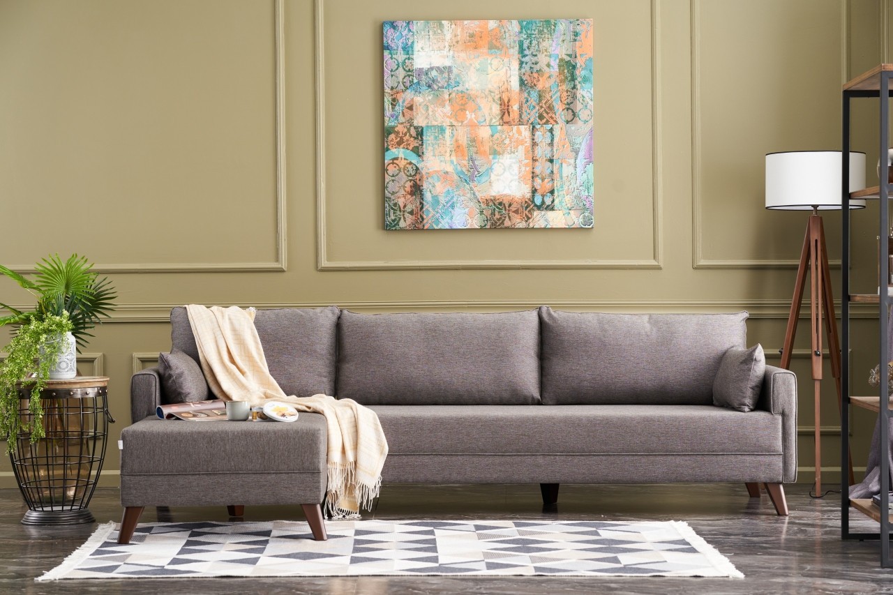 Atelier del Sofa Kutna sofa Bella 275x85x81cm Smeđa