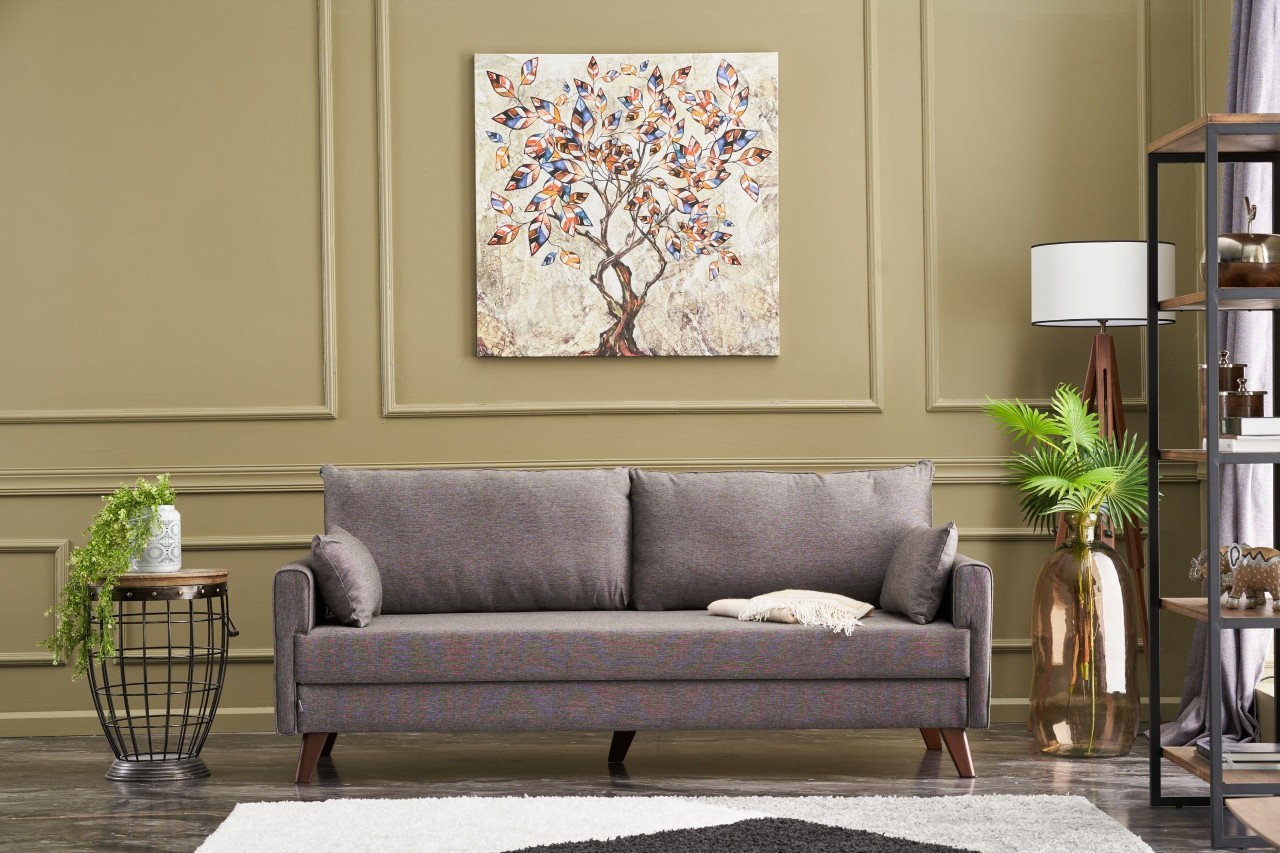 Atelier del Sofa Bella sklopiva sofa 208x85x81cm Smeđa