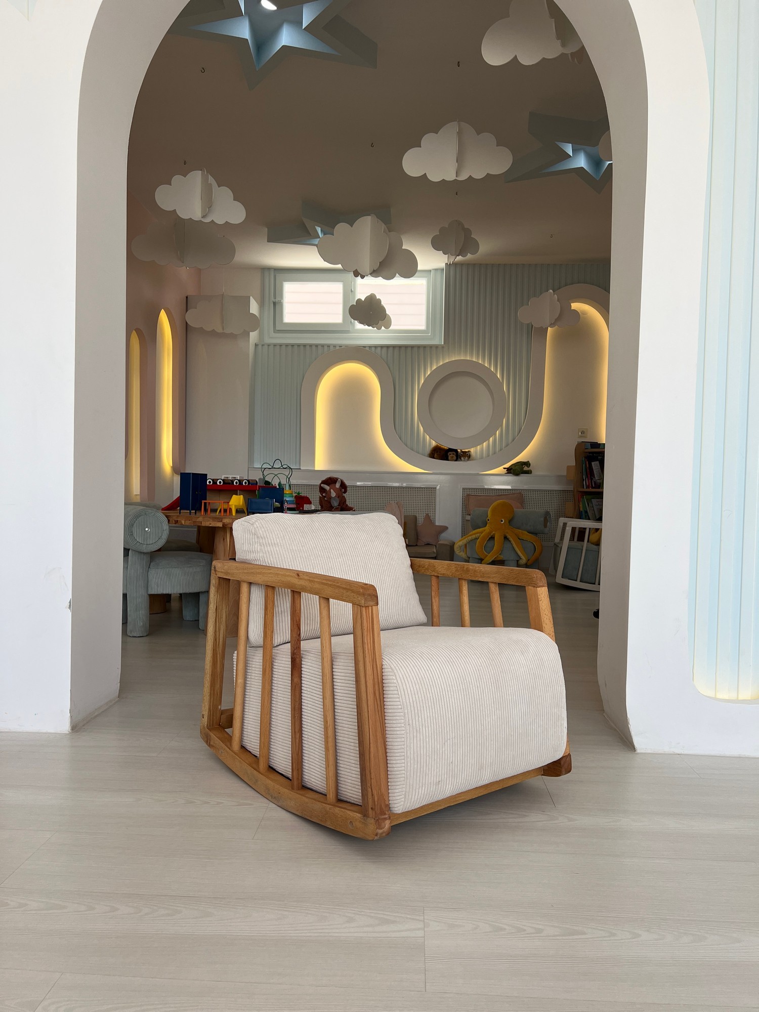 Atelier del Sofa Fotelja Dječja Bijela