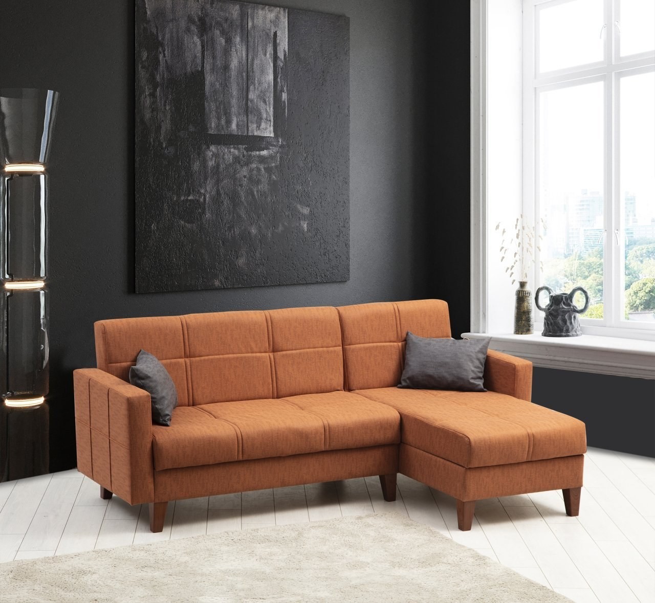 Atelier del Sofa Kutni set Polya 216x86x130cm Bronza