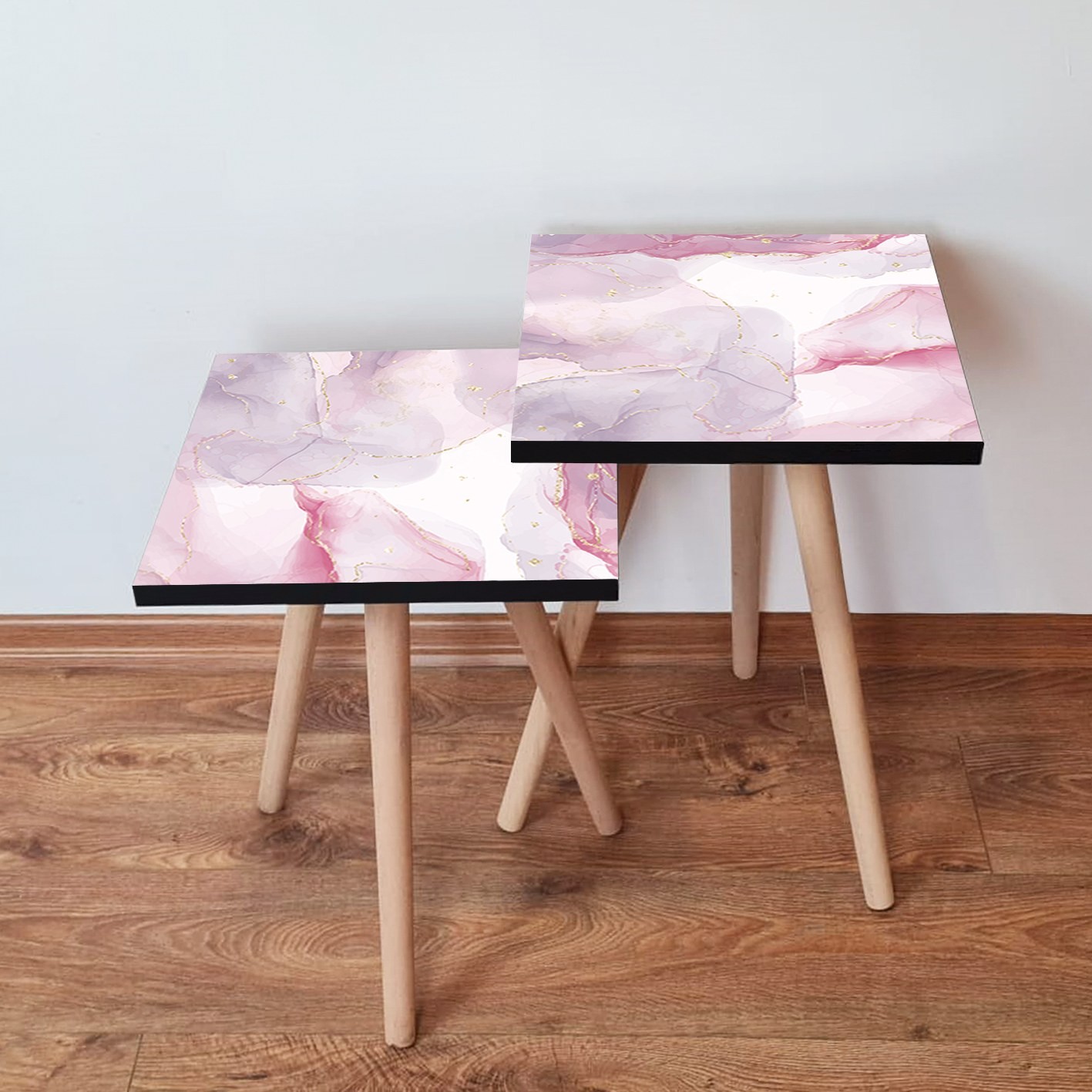 Hanah Home Set klub stolova, 2 dijela Šareni