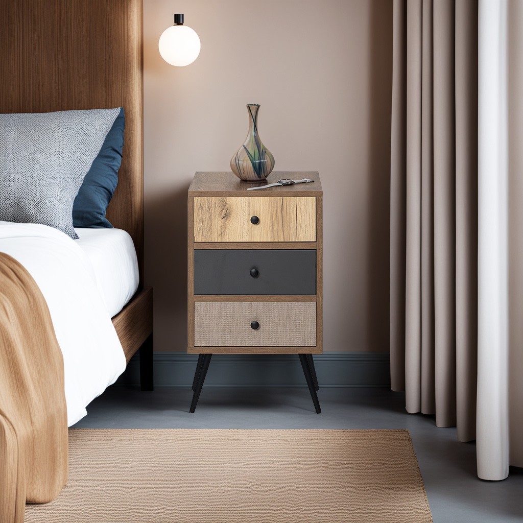 Hanah Home Komoda Fairway 41x70x40cm Smeđa