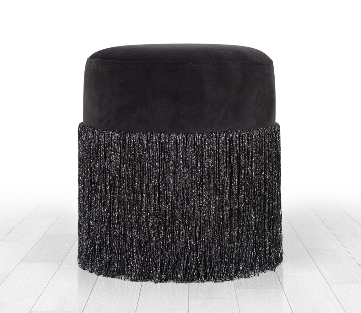 Atelier del Sofa Tabure 40x45cm, Crna