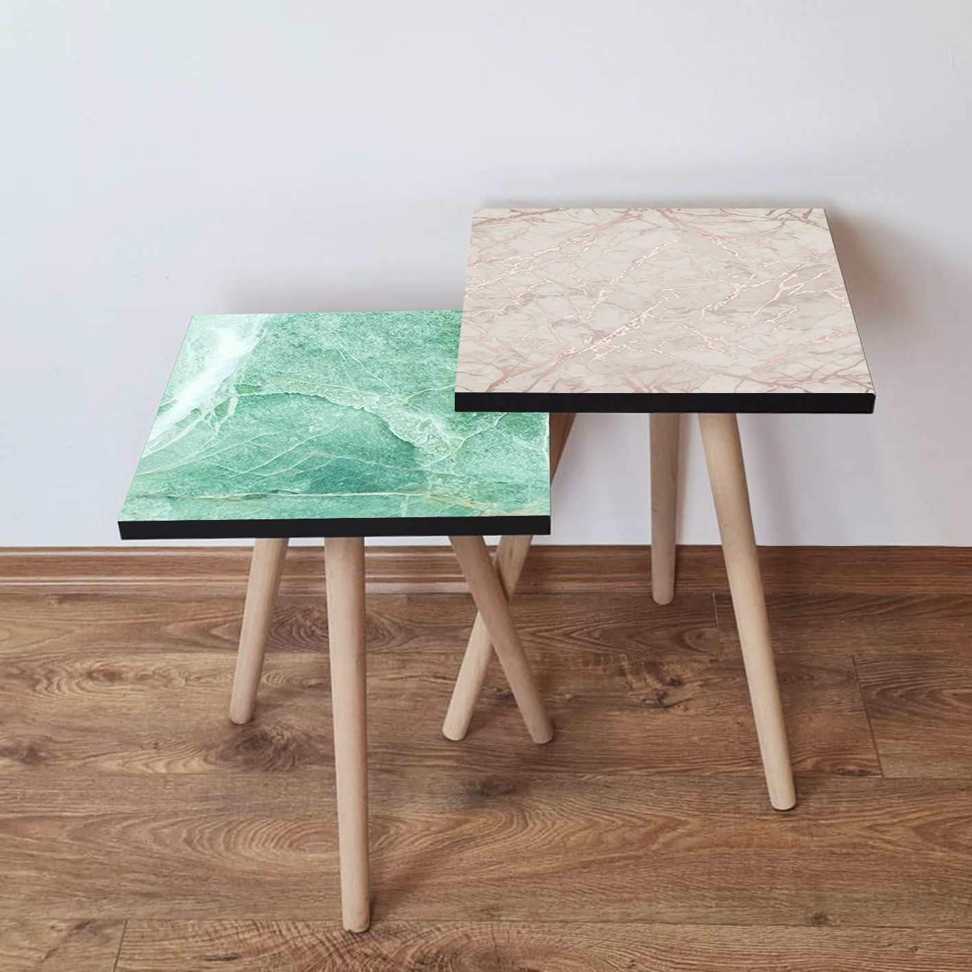 Hanah Home Set klub stolova, 2 dijela Šareni