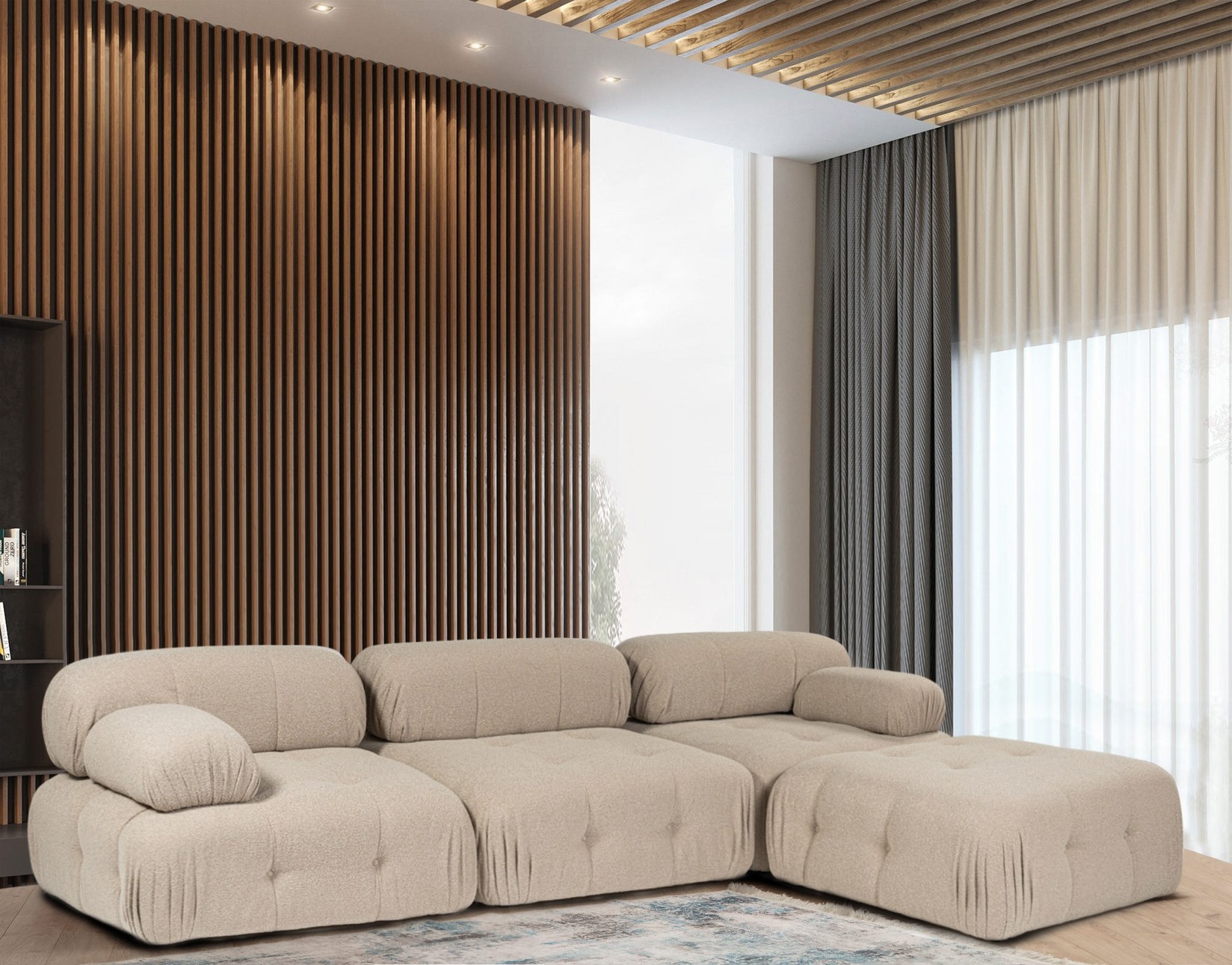 Atelier del Sofa Kutna sofa Doblo Peach