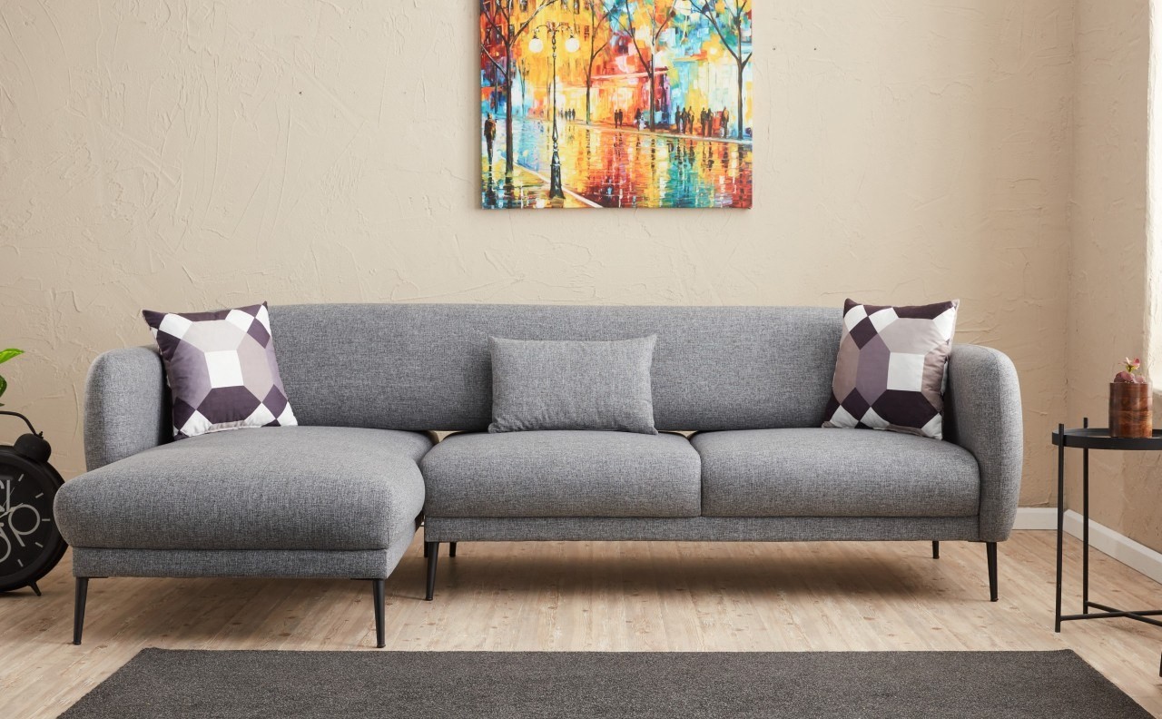 Atelier del Sofa Kutna garnitura Venus L 265x80x163cm Siva