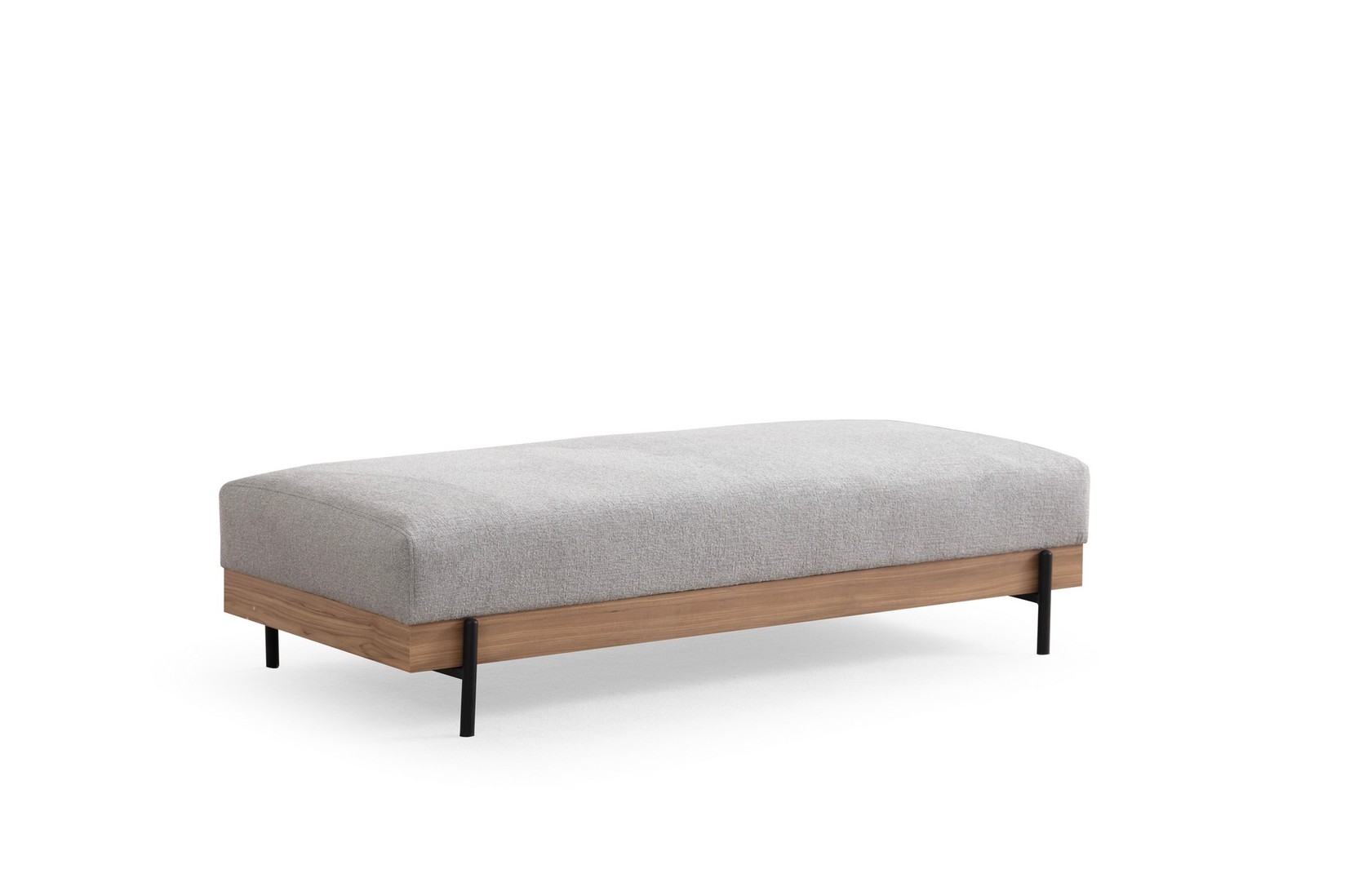 Atelier del Sofa Taburei 158x68x38cm, Siva