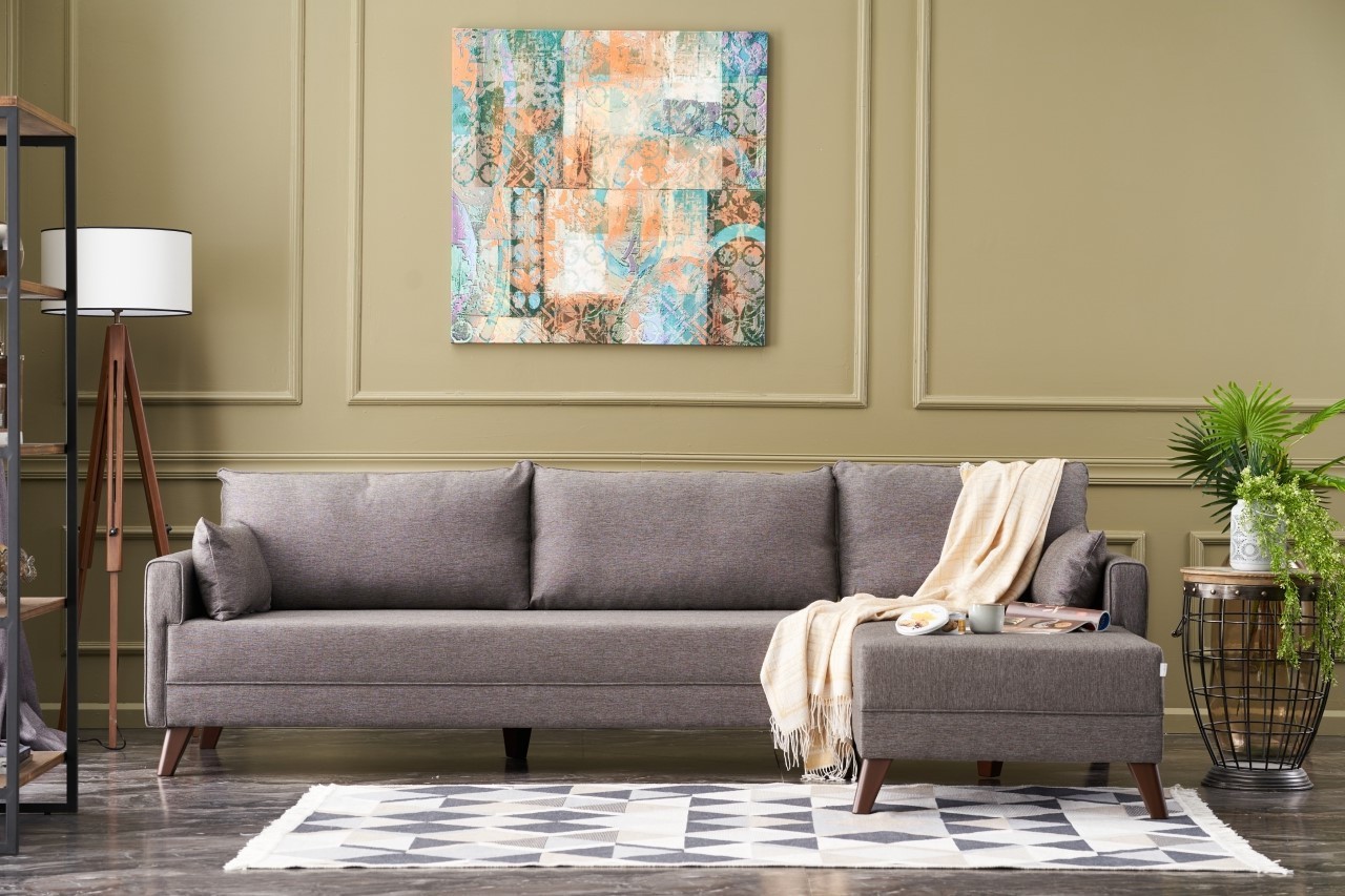 Atelier del Sofa Kutna sofa Bella 275x85x81cm Smeđa