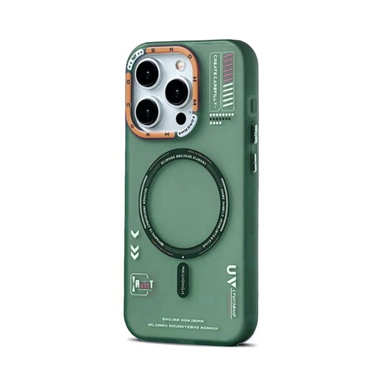 LockMate Silikon MagSafe iPhone 14 Zelena