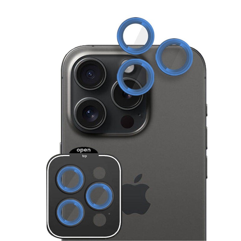 Positioner Staklo Kamere Metal iPhone 16 Pro/16 Pro Max Plava