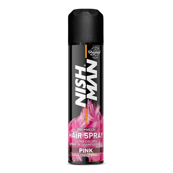 NISHMAN, Sprej za kosu u boji Pink - 150 ml
