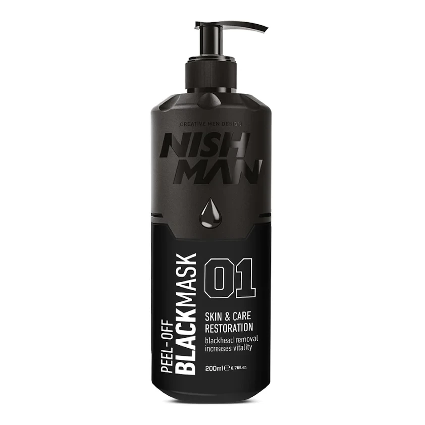 NISHMAN, Crna maska za lice Black Peel Off - 200 ml