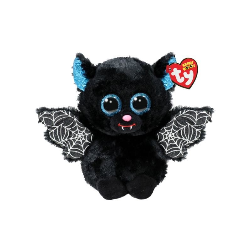 TY Plišana igračka Šišmiš batrick 37349, 15 cm, Crni