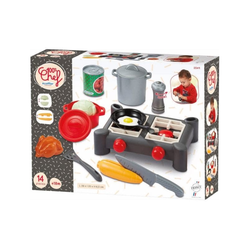 Ecoiffier Igračka set posuđa za kuhinju SM002549, Šarena