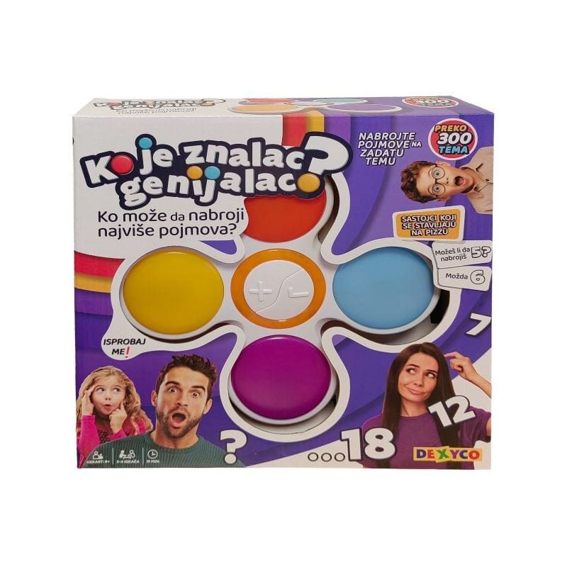 Zanzoon Društvena igra ko je znalac genijalac ZZ3025130