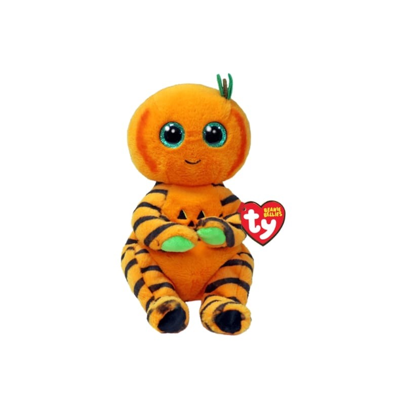 TY Plišana igračka Bundeva 41507, 15 cm, Narandžasto-crna
