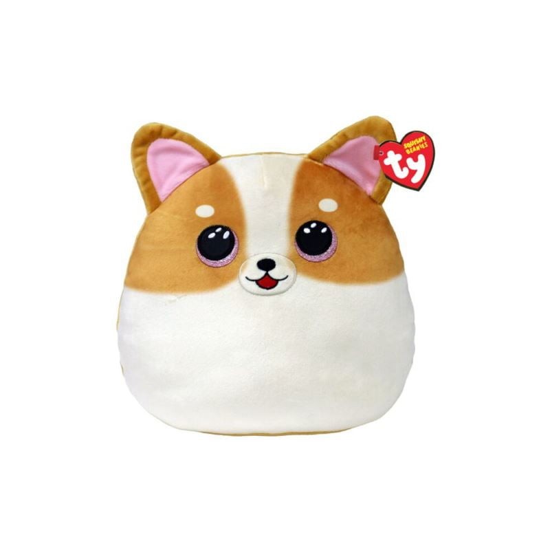 TY Plišana igračka Pas tanner 39277, 22 cm, Bijelo-smeđa