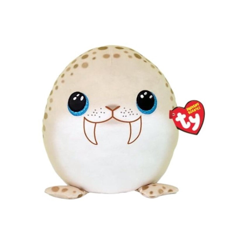 TY Igračka squishy Morž 39265, 22 cm, Bijeli