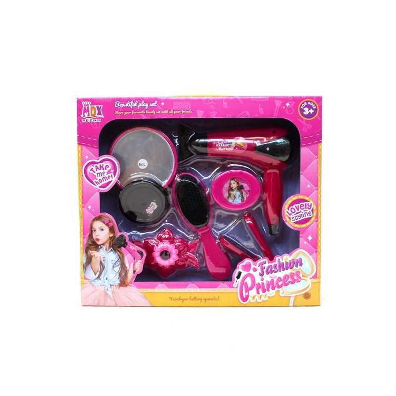 MDX Set za kosu za djevojčice 065654, Rozi