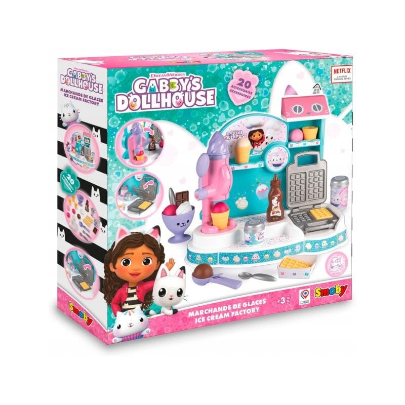 Gabby's dollhouse Igračka fabrika sladoleda SM350409, Šarena